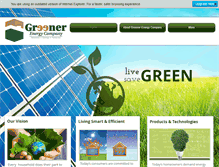 Tablet Screenshot of greenerenergyco.com